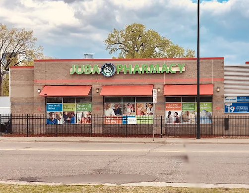 Juba Pharmacy storefront in Minneapolis